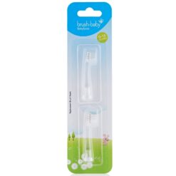 Brush-Baby Baby Sonic -sähköhammasharjan vaihtopäät vauvoille 0–18 kk (2 kpl)