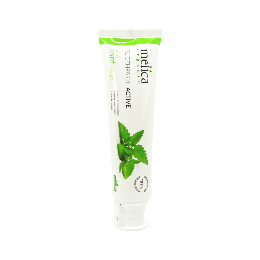 Melica Organic ACTIVE hambapasta 100ml (mündiekstraktiga) - igapäevaseks kasutuseks – Kuva 4