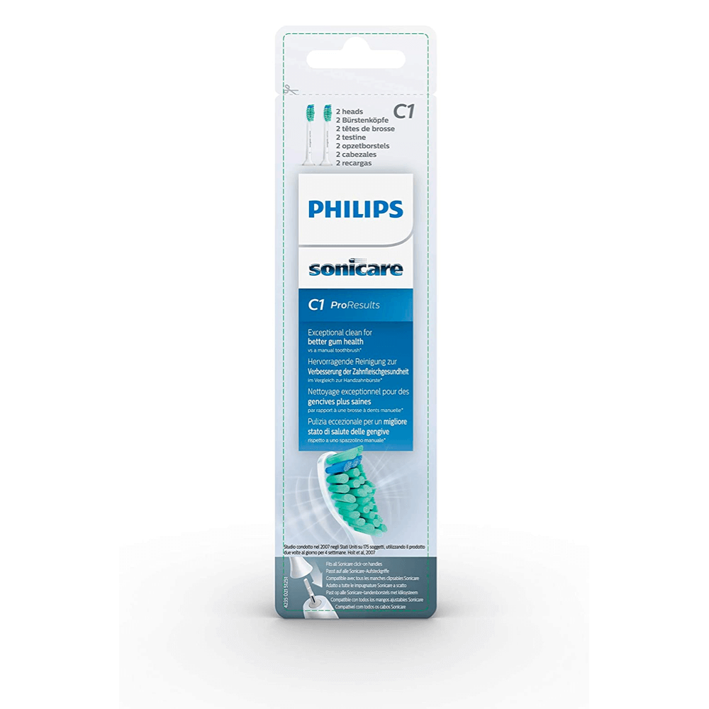 Philips Sonicare ProResults C1 reljeefsed hambaharja otsikud HX6012/07 (VALGED, 2 tk) – Kuva 3