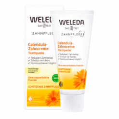 WELEDA kehäkukkahammastahna 75 ml (fluoriton, luonnolliset ainesosat)