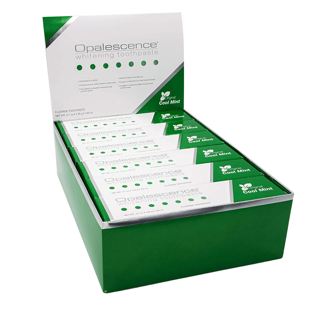 12 x Opalescence Whitening COOL MINT -valkaiseva hammastahna 100 ml (täysi laatikko)