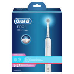 Oral-B PRO1 900 sähköhammasharja surveanduriga (SENSI UltraThin ja 3D White harjapead) – Kuva 4