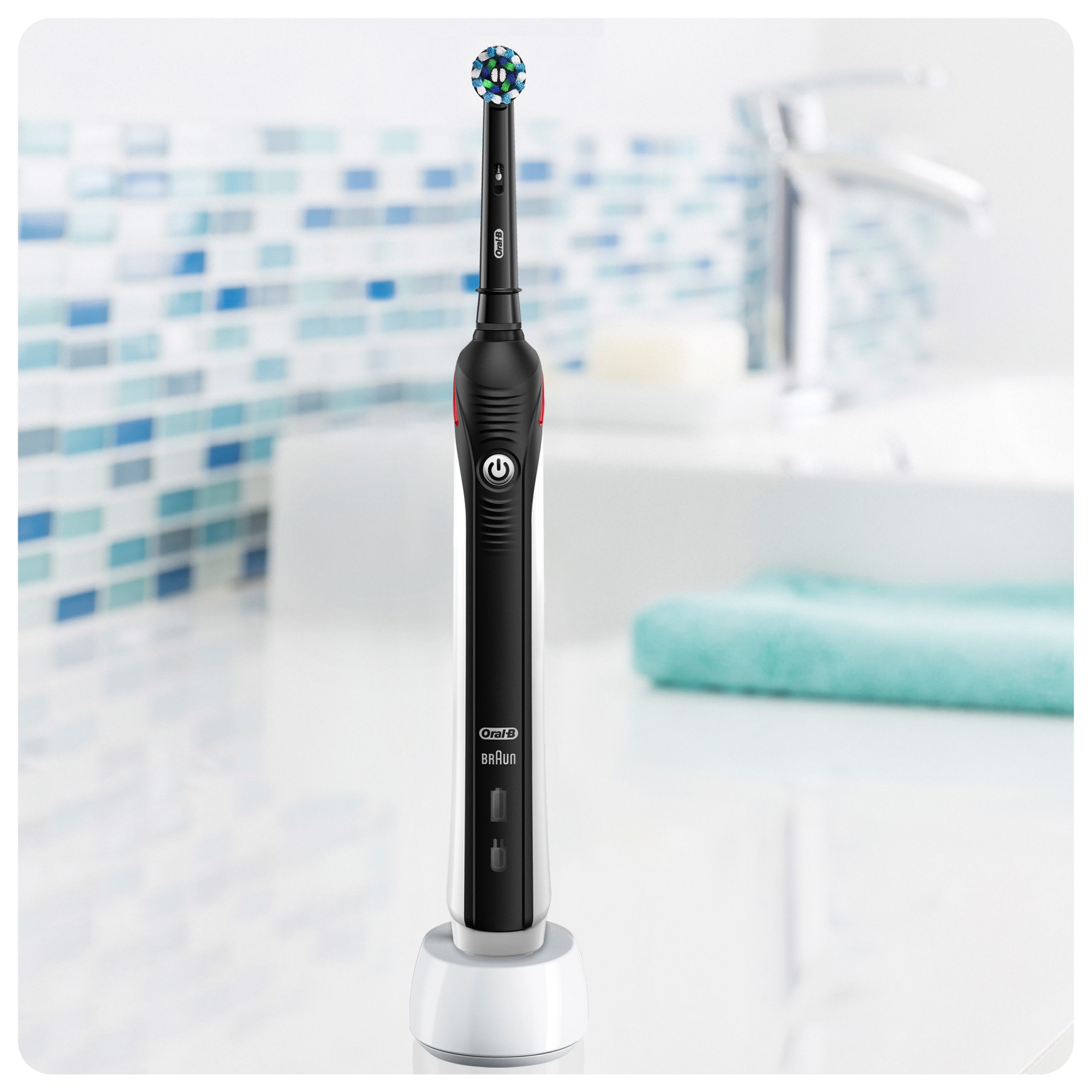 Oral-B PRO2 2500 Black Edition MUST sähköhammasharja surveanduriga (2 režiimi, 1 harjapea) – Kuva 3