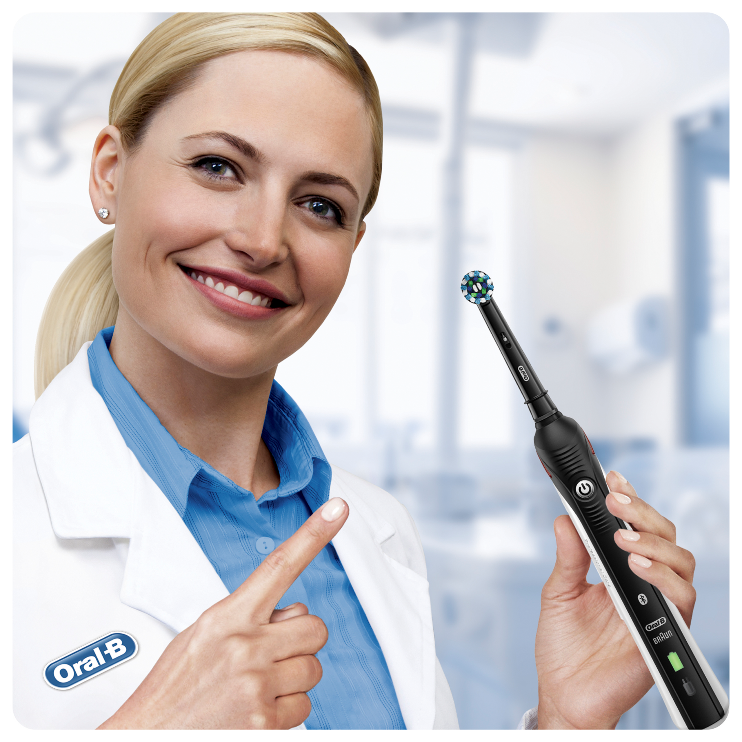 Oral-B PRO2 2500 Black Edition MUST sähköhammasharja surveanduriga (2 režiimi, 1 harjapea) – Kuva 7