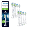 Philips Sonicare Optimal White W2 -harjaspäät HX6068/87 (VALKOINEN, 8 kpl)