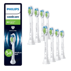 Philips Sonicare Optimal White W2 -harjaspäät HX6068/87 (VALKOINEN, 8 kpl)