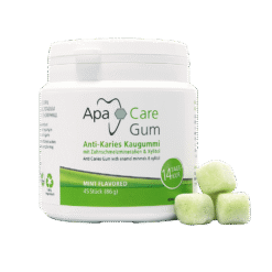 ApaCare GUM -ksylitolipurukumi, jossa on hammaskiilteen mineraaleja (45 kpl)