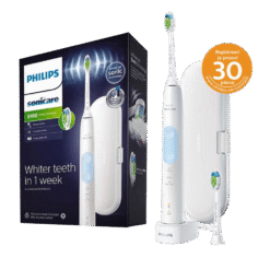 Philips Sonicare ProtectiveClean 5100 seeria VALGE (HX6859/29) 3 režiimi, 2 otsikut, surveandur + Reisivutlar