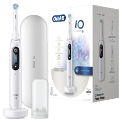 Oral-B iO8 sähköhammasharja White Alabaster (6 režiimi, kiirlaadija) – Kuva 12
