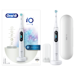 Oral-B iO8 sähköhammasharja White Alabaster (6 režiimi, kiirlaadija) – Kuva 11