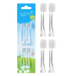 Brush-Baby Baby Sonic -sähköhammasharjan vaihtopäät vauvoille ja taaperoille, 18–36 kk (4 kpl)