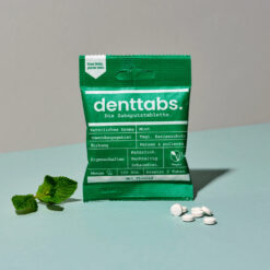 DENTTABS naturaalsed hambapesutabletid MINT 125tk (fluoriidivabad) – Kuva 2