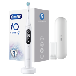 Oral-B iO7 sähköhammasharja White Alabaster (5 režiimi, kiirlaadija)