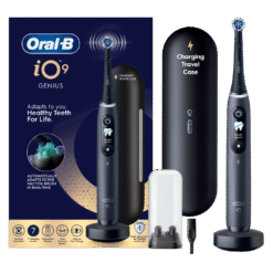 Oral-B iO9 Genius -sähköhammasharja, Black Onyx (7 harjaustilaa, pikalaturi)