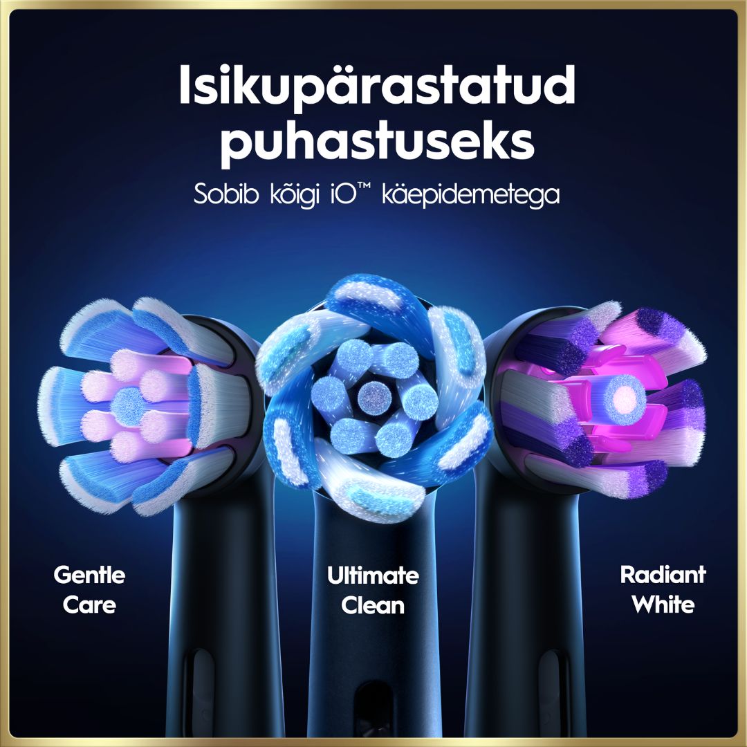 Oral-B iO9 Genius sähköhammasharja Black Onyx (7 režiimi, kiirlaadija) – Kuva 14