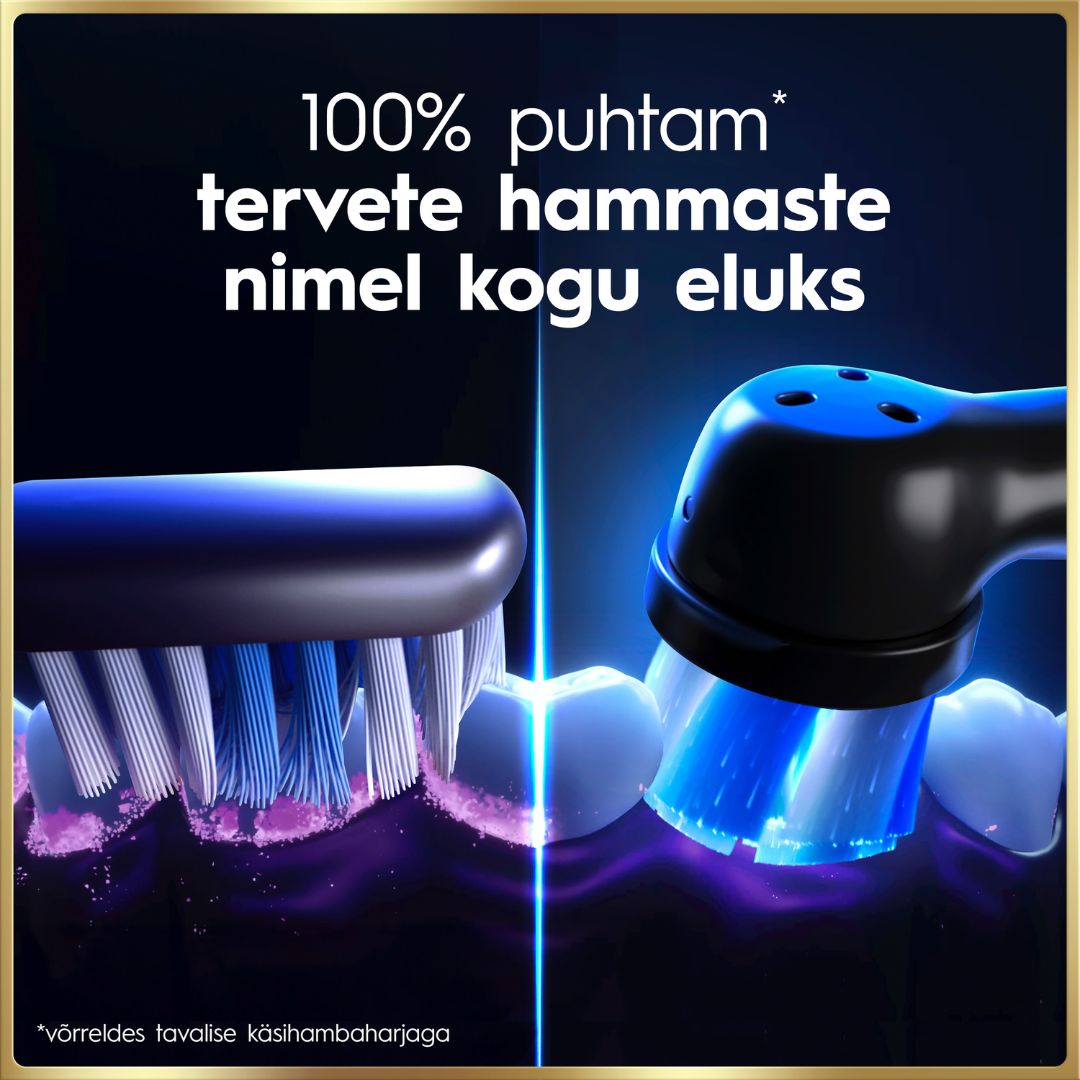 Oral-B iO9 Genius sähköhammasharja Black Onyx (7 režiimi, kiirlaadija) – Kuva 6