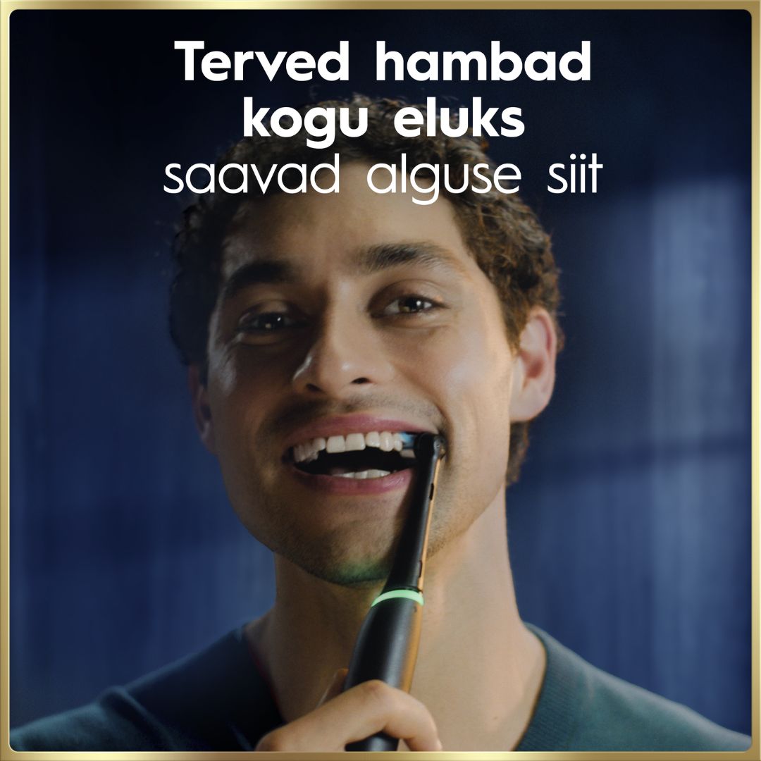 Oral-B iO9 Genius sähköhammasharja Black Onyx (7 režiimi, kiirlaadija) – Kuva 7