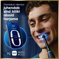 Oral-B iO9 Genius sähköhammasharja Black Onyx (7 režiimi, kiirlaadija) – Kuva 10