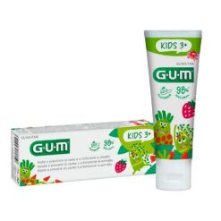GUM Kids 3+ -hammastahna taaperoille, mansikka, 50 ml (yli 3-vuotiaille lapsille)