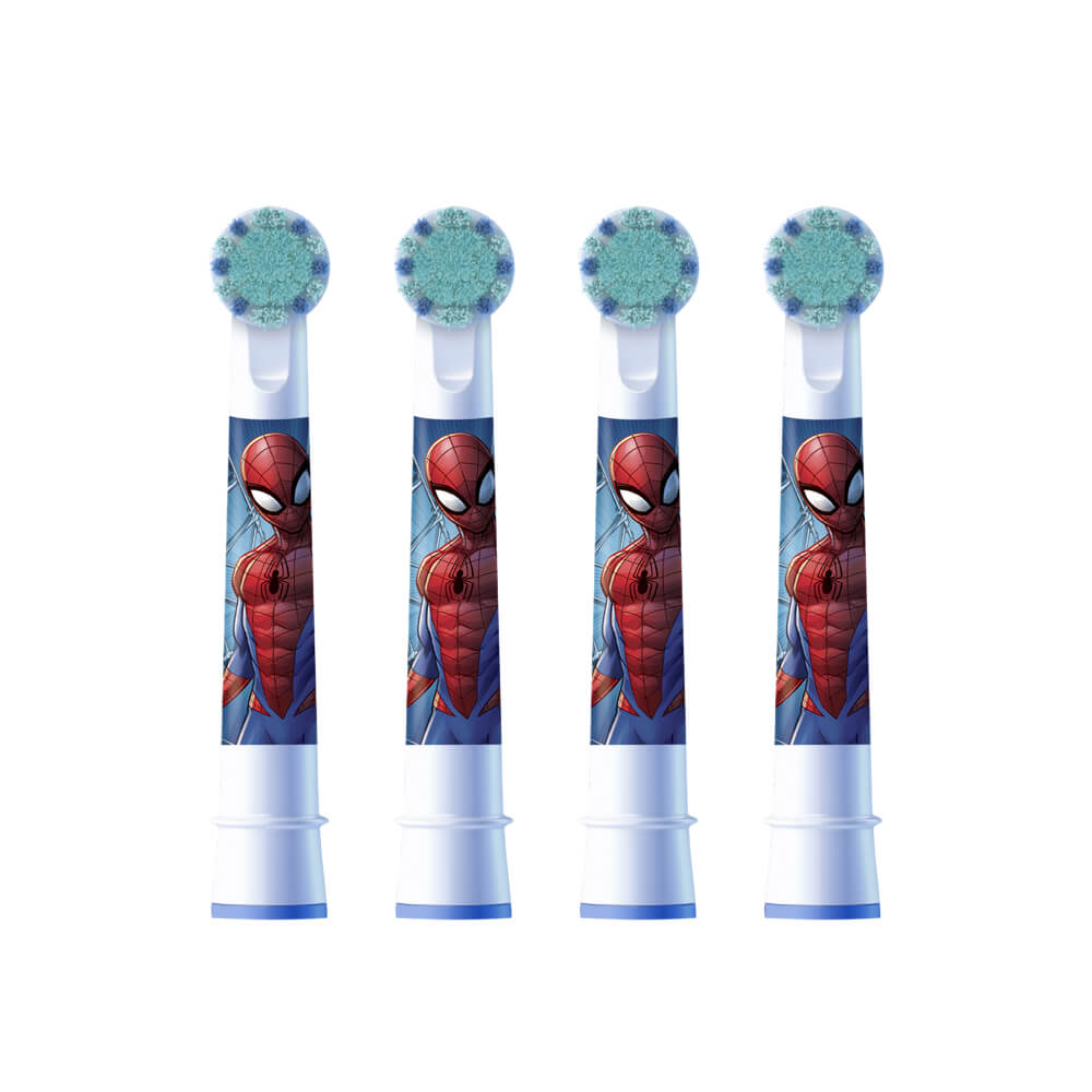 Oral-B PRO Kids 3+ SPIDERMAN laste ülipehmed hambaharja otsikud (EB10S-4K, 4tk) – Kuva 2