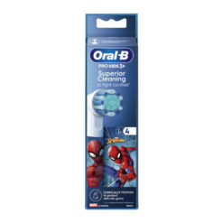 Oral-B PRO Kids 3+ SPIDERMAN laste ülipehmed hambaharja otsikud (EB10S-4K, 4tk) – Kuva 3