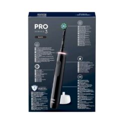 Oral-B PRO3 3500 Black sähköhammasharja surveanduriga (3 režiimi, 2 harjapead) + Reisivutlar – Kuva 3