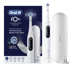 Oral-B iO6 -sähköhammasharja, Grey Opal (5 harjaustilaa, näyttö)