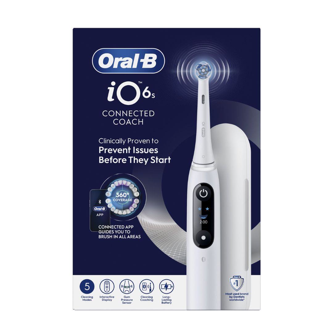 Oral-B iO6 sähköhammasharja Grey Opal (5 režiimi, ekraan) – Kuva 4