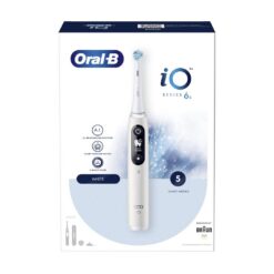 Oral-B iO6 -sähköhammasharja, White (5 harjaustilaa, näyttö)