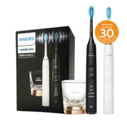 Philips Sonicare DiamondClean 9000 (HX9914/57) -sähköhammasharjapaketti (2 runko-osaa, 2 laturia)