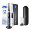 Oral-B iO8 -sähköhammasharjat Black Onyx / White Alabaster (2 hammasharjaa, 6 harjaustilaa, pikalaturi)