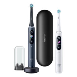 Oral-B iO8 sähköhammasharja Black Onyx / White Alabaster (2 hambaharja, 6 režiimi, kiirlaadija) – Kuva 2