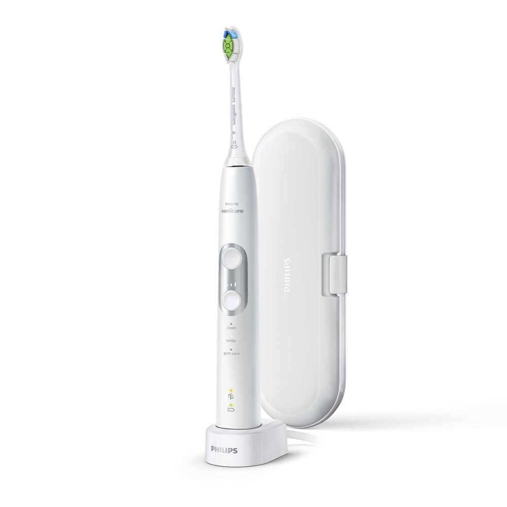Philips Sonicare ProtectiveClean 6100 seeria VALGE (HX6877/28) - 3 režiimi, 1 otsik, surveandur + Reisivutlar – Kuva 2