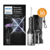 Philips Sonicare Cordless Power Flosser 3000 MUSTA (HX3826/33), langaton suusuihku