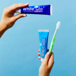 White Glo Night & Day valgendav hambapasta koos öögeeliga 100ml (+ käsihambahari) – Kuva 2