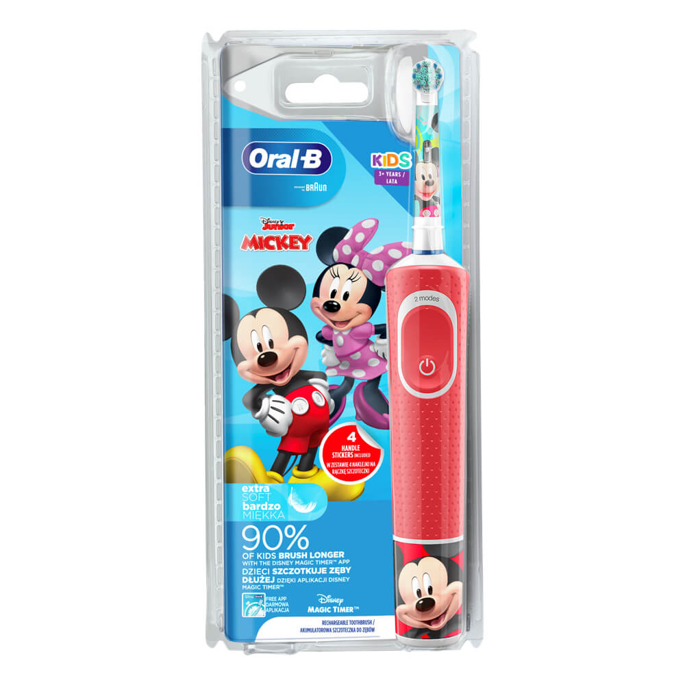 Oral-B Vitality 100 MICKEY MOUSE sähköhammasharja (2 kiirust, lastele al. 3.a) – Kuva 3