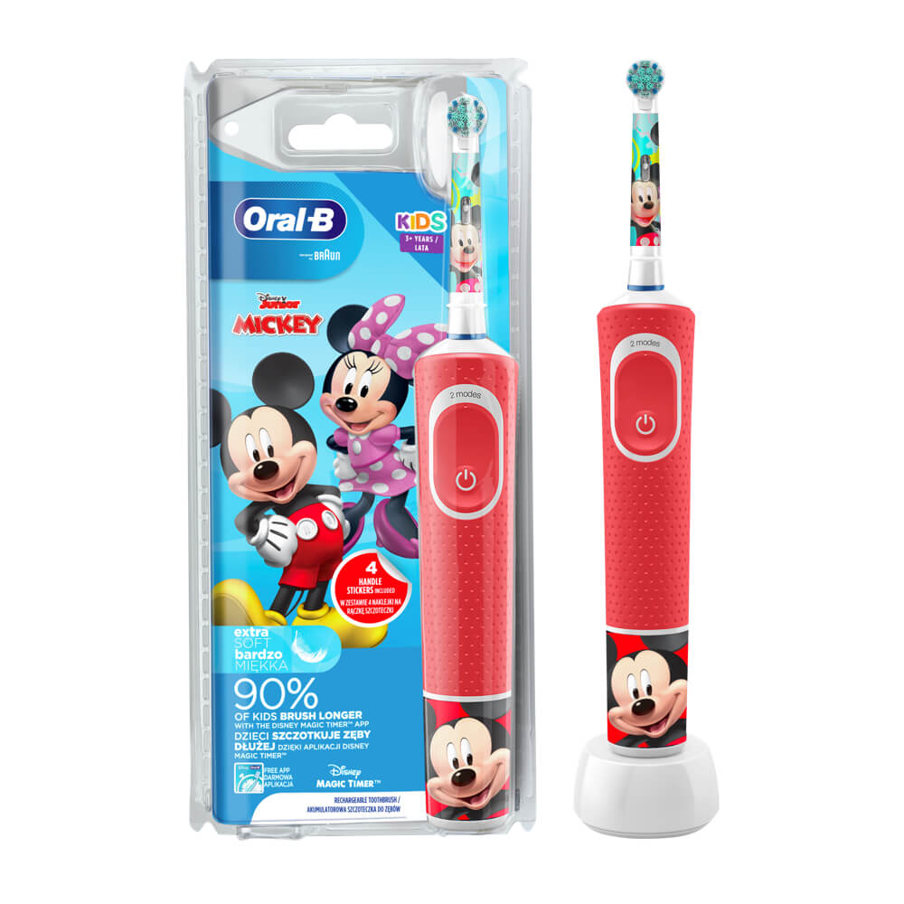 Oral-B Vitality 100 MICKEY MOUSE sähköhammasharja (2 kiirust, lastele al. 3.a)