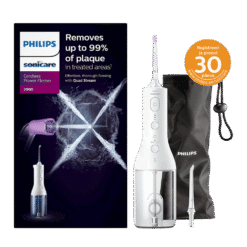 Philips Sonicare Cordless Power Flosser 3000 VALKOINEN (HX3826/31), langaton suusuihku