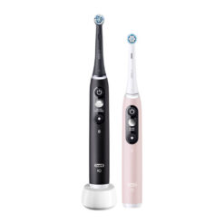 Oral-B iO6 sähköhammasharja Black Lava / Pink Sand (2 hambaharja, 5 režiimi, ekraan) – Kuva 2