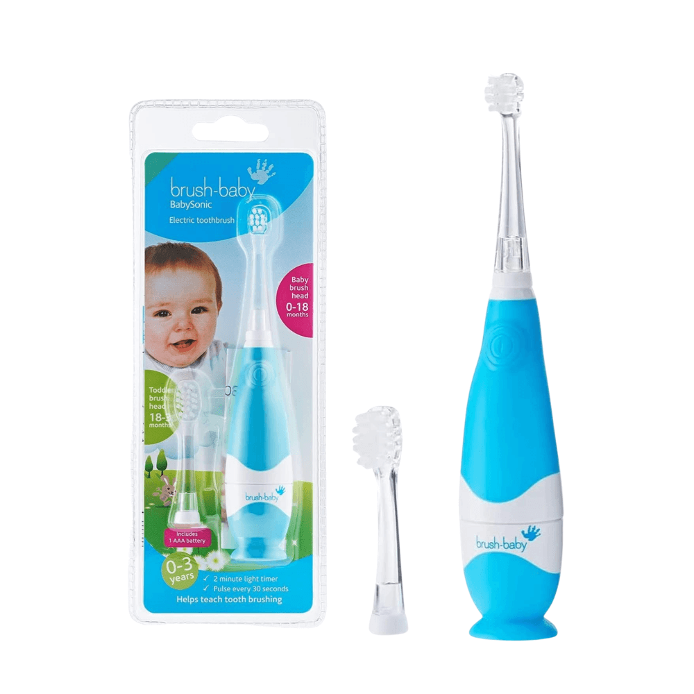 Brush-Baby BabySonic -sähköhammasharja pienille lapsille, sininen (alle 3-vuotiaille)