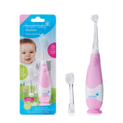 Brush-Baby BabySonic -sähköhammasharja pienille lapsille, vaaleanpunainen (alle 3-vuotiaille)