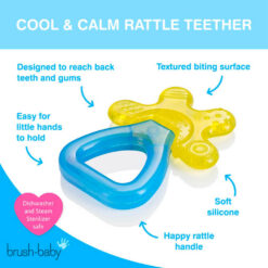 Brush-Baby Cool&Calm Teether närimislelu väikelastele (al. 4 kuud) – Kuva 4