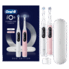Oral-B iO6 -sähköhammasharja White Alabaster / Pink Sand (2 hammasharjaa, 5 harjaustilaa, näyttö)