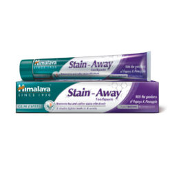 HIMALAYA Stain-Away -valkaiseva hammastahna 100 g (hammastahroja vastaan, fluoriton)