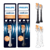Philips Sonicare A3 Premium All-in-One (Soft) pehmed hambaharja otsikud KOMBO HX9092 (2 x VALGE + 2 x MUST)