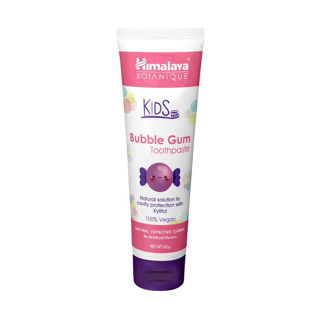 HIMALAYA KIDS Bubble Gum -lastenhammastahna, 80 g (vegaaninen, fluoriton)