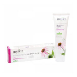 Melica Organic SENSITIVE hambapasta tundlikele hammastele 100ml (Punase päevakübaraga) – Kuva 2