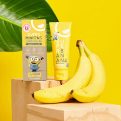 happybrush SUPER MINIONS Junior hambapasta fluoriidiga 75ml (lastele al. 6a) – Kuva 3