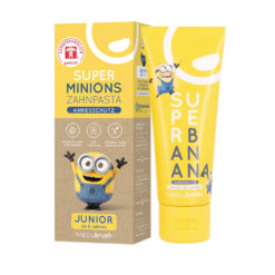 happybrush SUPER MINIONS Junior hambapasta fluoriidiga 75ml (lastele al. 6a)
