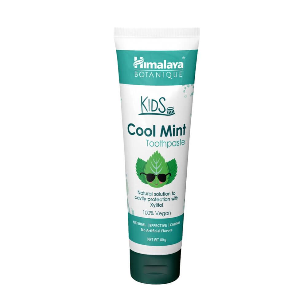 HIMALAYA KIDS Cool Mint -lastenhammastahna, 80 g (vegaaninen, fluoriton)